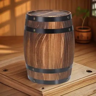 decor-de-baril-de-vin-en-bois-robuste-materiau-naturel-fait-a-la-main-decoration-de-bar-design-realiste-accessoire-photo-esthetique-style-vintage