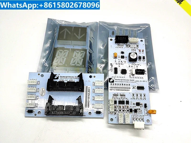 Elevator outbound call display board GOW-33 VER1.2/VER1.1 original brand new stock warranty