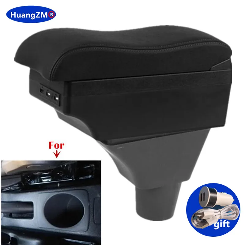 Car Armrest box Storage Box For Renault Sandero Stepway Armrest box For Dacia Renault Sandero Logan 2 Retrofit Car Accessories