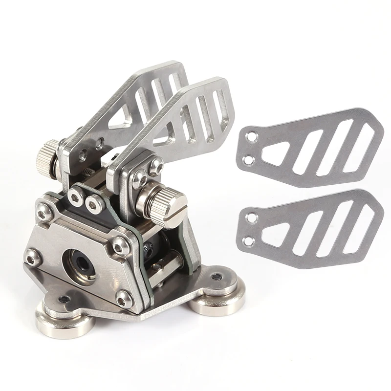Stainless Steel  HF Shortwave Automatic CW Morse Code with Magnetic For Amateur Radio Hand Key Morse CW Telegraph