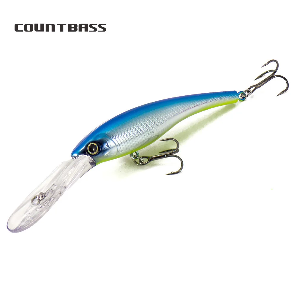 COUNTBASS Kurbelköder 90 mm 3-1/2" 13 g 1/2 oz. Tauchen 5 m 16 Fuß Angeln Kunststoff Shad Wobbler Barsch Leurre Angler's Hardbait Köder – Detail 3