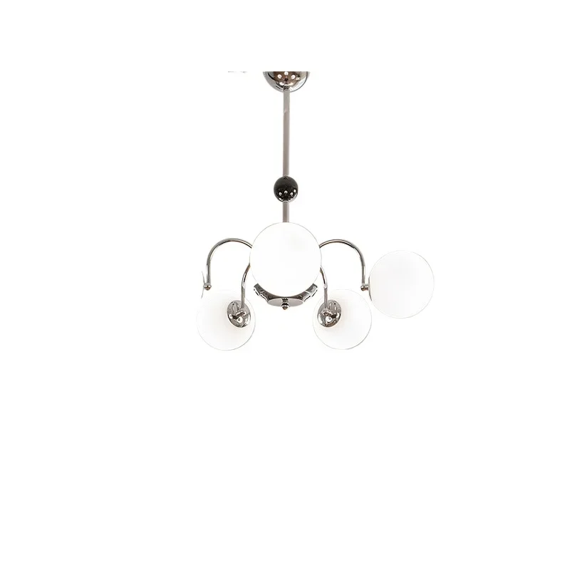 

Living room chandelier, modern minimalist bedroom French retro cream medieval dining room lamp