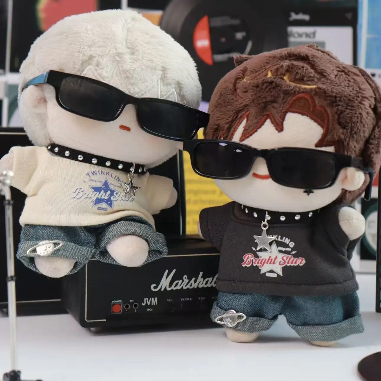 

Одежда для куклы Лабубу 15 см — комплект джинсовой одежды American High Street «Мечта светлой ночи» без атрибутов, аксессуары для кукол (