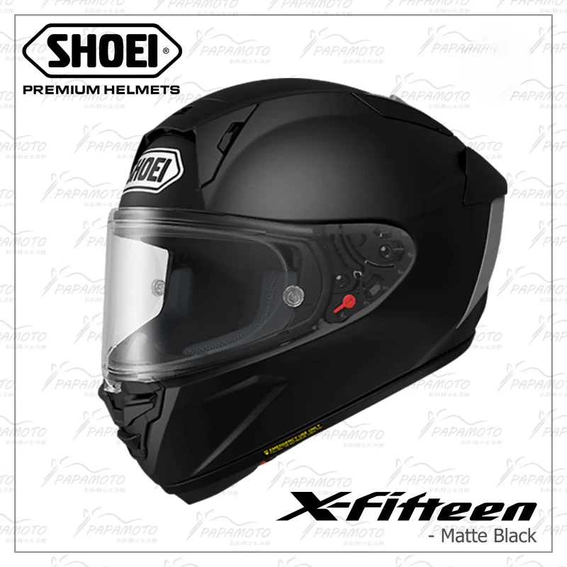 

Shoei X-Fifteen анфас уличный мотоциклетный шлем матовый черный шлем X-15