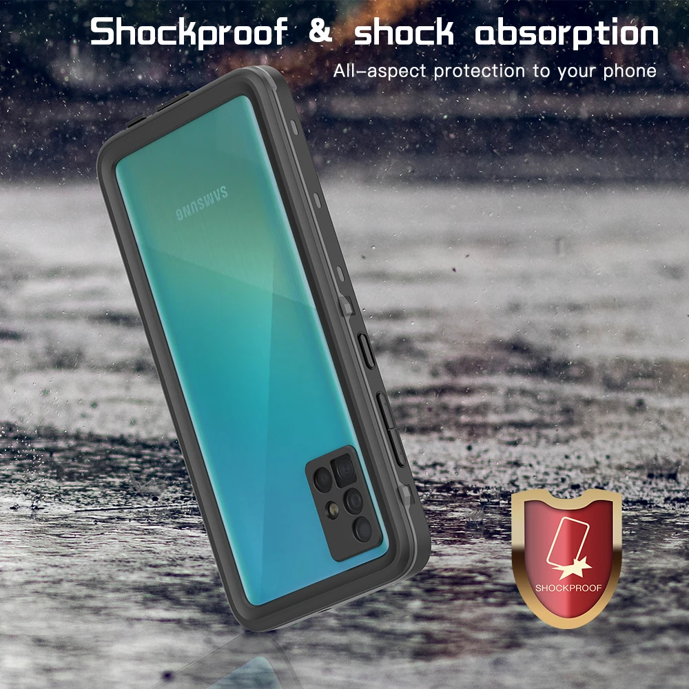 Original Redpepper Shockproof Waterproof Case for Samsung A51 A52 A53 A12 A13 A14 A22 A23 A32 A33 A34 A42 A02S A72 Diving Cover