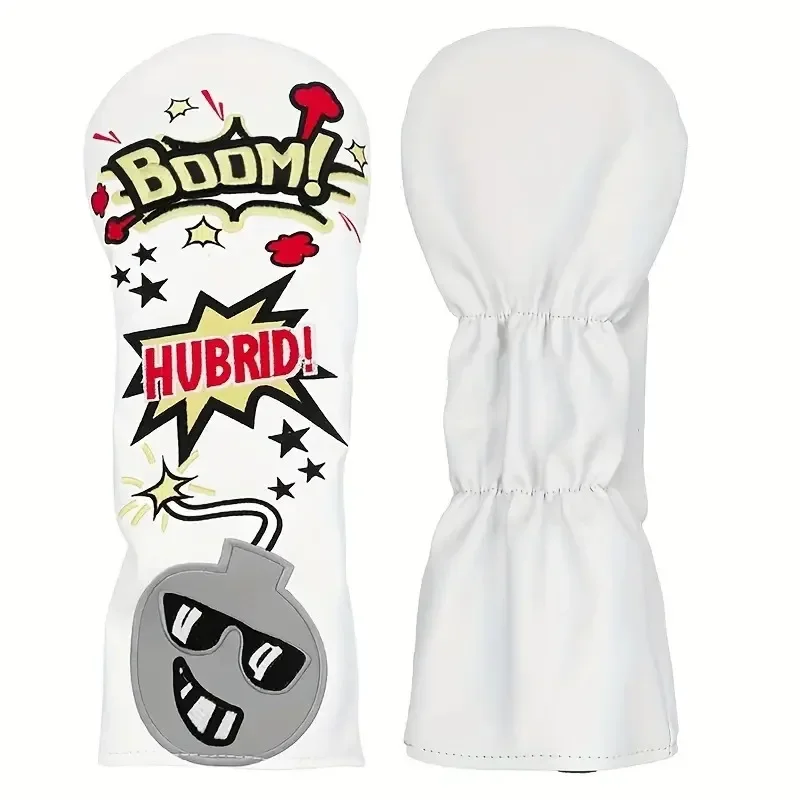 

Golf Driver Headcover - AAA White Explosion Design, Anti-Scratch Durable Club Protector