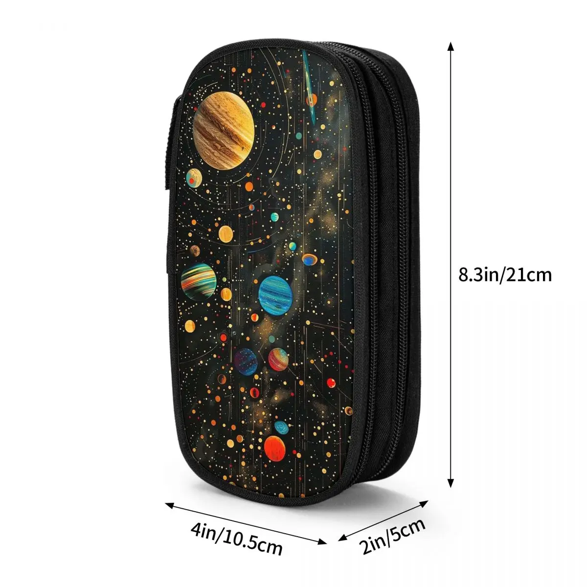 Solar System Pencil Case for Studen Gifts Pen Box Pencil Bag Stationery Supplies Pen Holder Bag