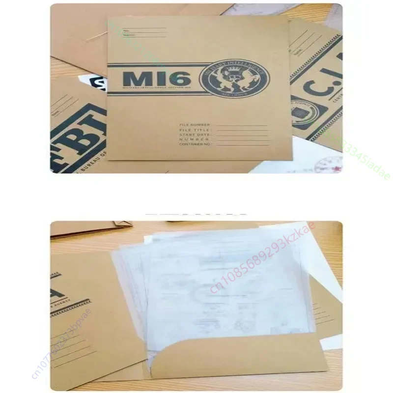 وكيل محفظة مجلد ملف المحفوظات تأثيري مكتب التحقيقات الفيدرالي CIA الاستخبارات المركزية MI6 الجيش البريطاني فيلم فيلم الدعامة مجموعة