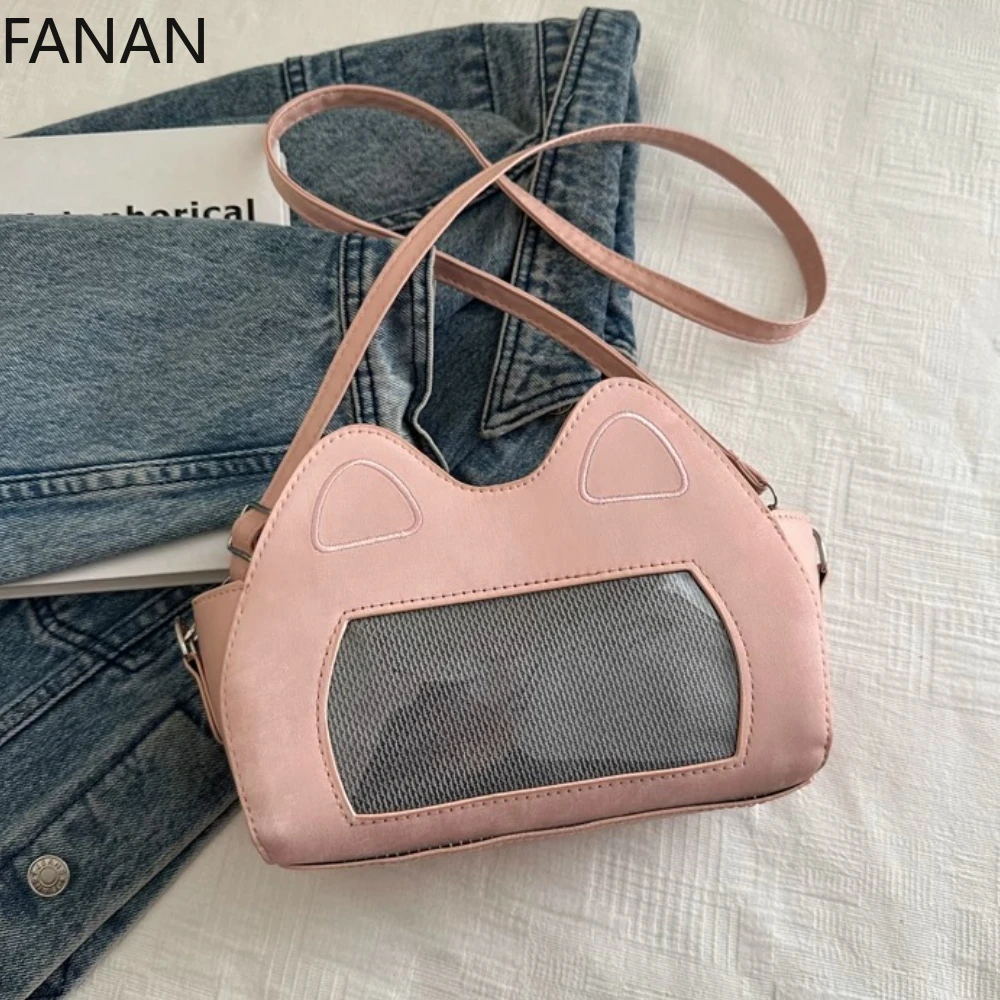 

2025 New Ita Bags for Woman Cat Ear Second Dimensional ItaBags Small Capacity Shoulder Bag Underarm Bolso Beautiful Femme