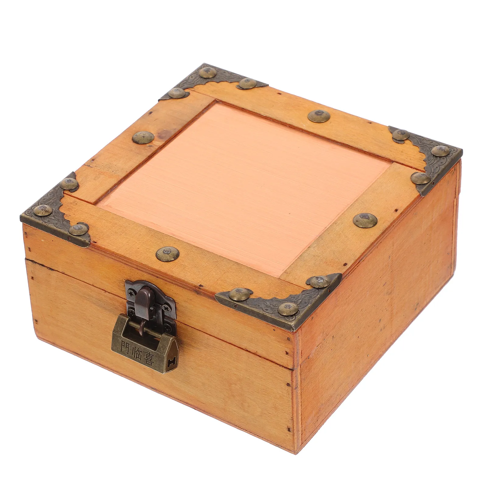 

Винтажный деревянный сундук для сокровищ с замком и ключом, ретро-декоративный ящик для хранения ювелирных изделий, документов, мелочей и памятных вещей