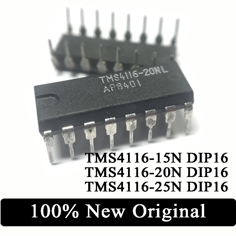 

5pcs 100% neue TMS4116-15NL TMS4116-20NL TMS4116-25NL tms4116 4116 dip16 ic Chipsatz auf Lager