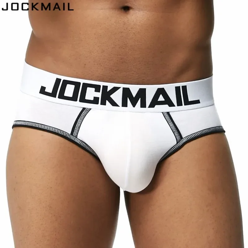 JOCKMAIL Brand Men Underwear Briefs Sexy Gay Penis Pouch Push up calzoncillos hombre slip cuecas Gay Underwear Enhancing panties