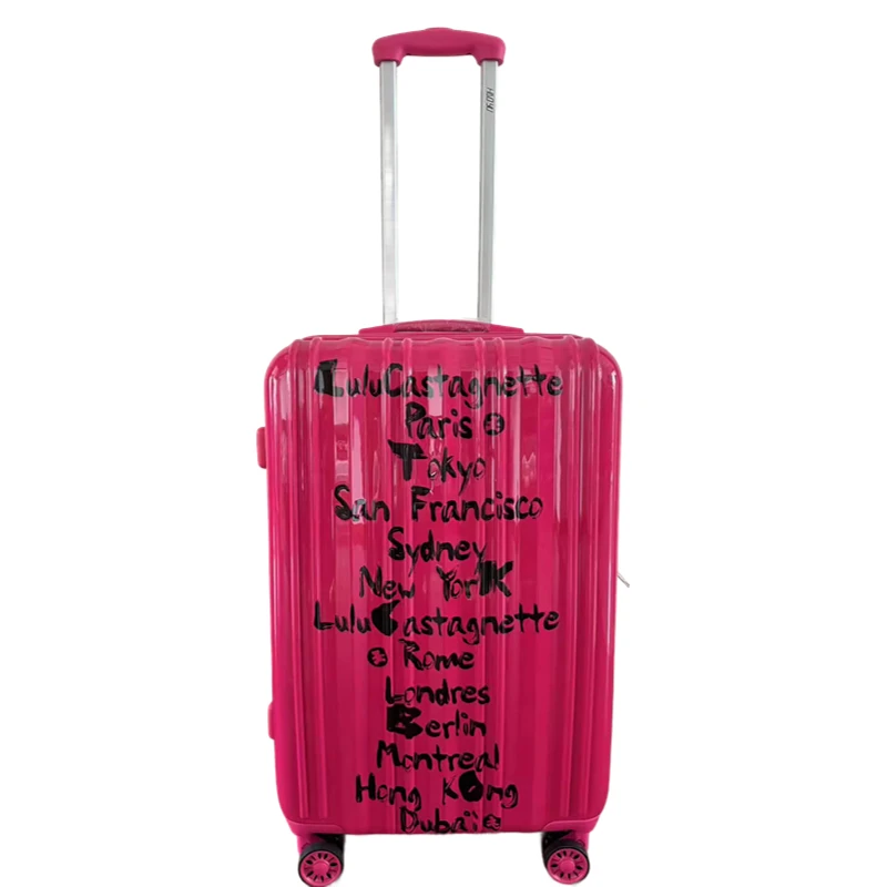 

24 Inch Graffiti Design Suitcase - Ultra Lightweight Hardshell Luggage with TSA Lock & 360° Spinner Wheels