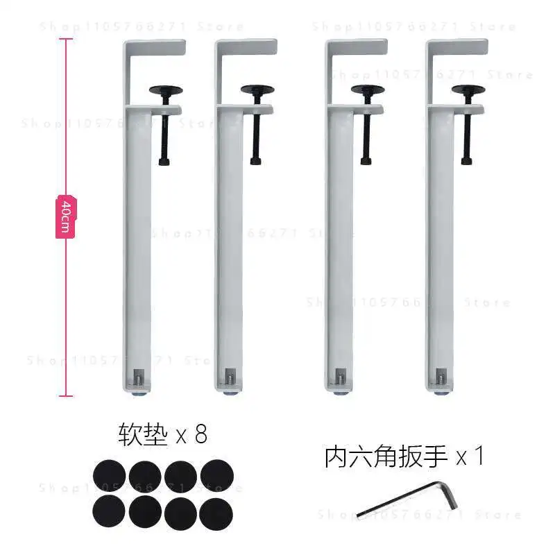 Table feet f clip table legs, table foot bracket with pulley