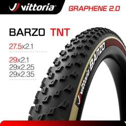 VITTORIA BARZO 29 27.5 MTB Inches Tubeless Tire TNT Graphene2.0 Black and Turmeric 29×2.25  Anti Puncture Mountain Bike Foldable