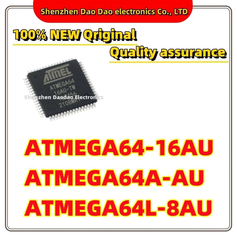 

ATMEGA64-16AU ATMEGA64A-AU ATMEGA64L-8AU TQFP-64 Microcontroller chip IC new original