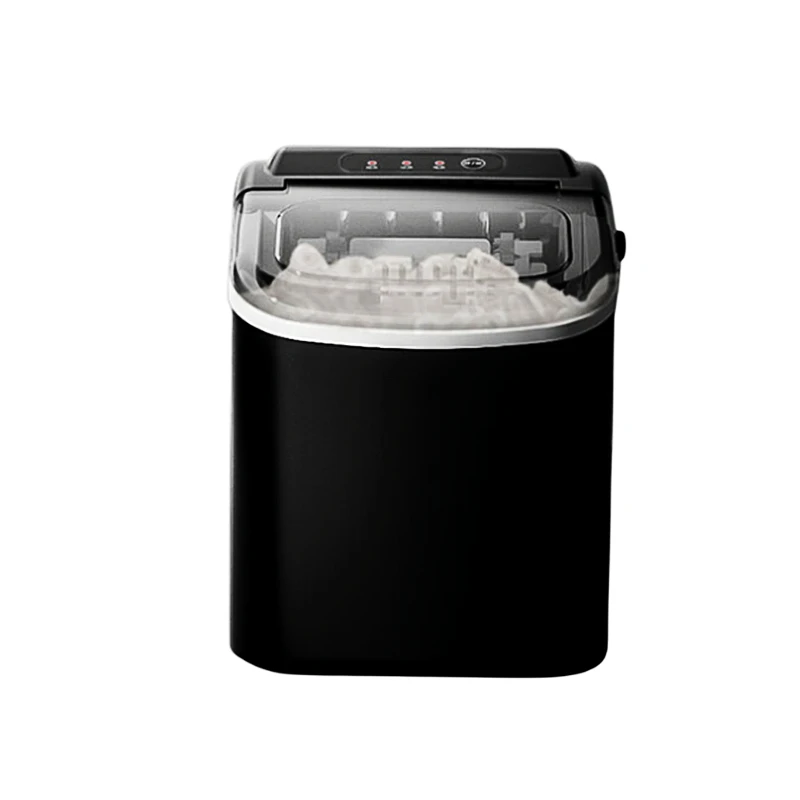 Máquina de gelo redonda automática, comercial, 15 kg/dia, casa, pequeno, dormitório, estudante, inteligente, mini