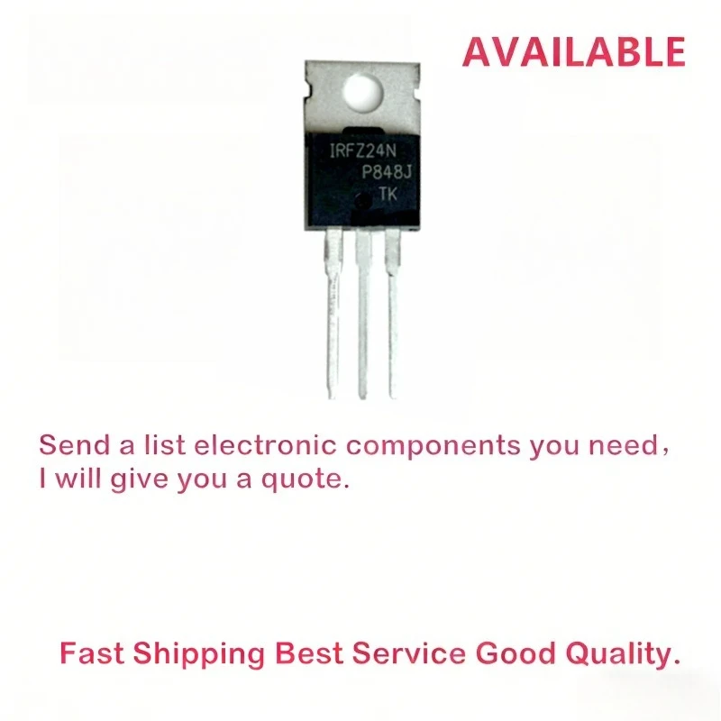 30pcs/Lot Original  IRFZ44N Mosfet Transistor IRFZ44 IRFZ44NPBF IRFZ24N IRFZ24 IRFZ34 IRFZ34N IRFZ24NPBF Best quality