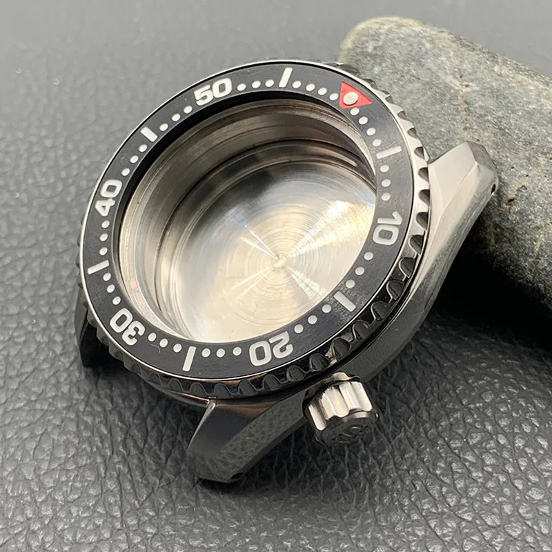 Silver SPB185 SPB187 Replace Case Mod NH35 Case 28.5mm Dial Fit NH35 NH36 7S26 Movement 20ATM Waterproof Men Diving Watch Cases