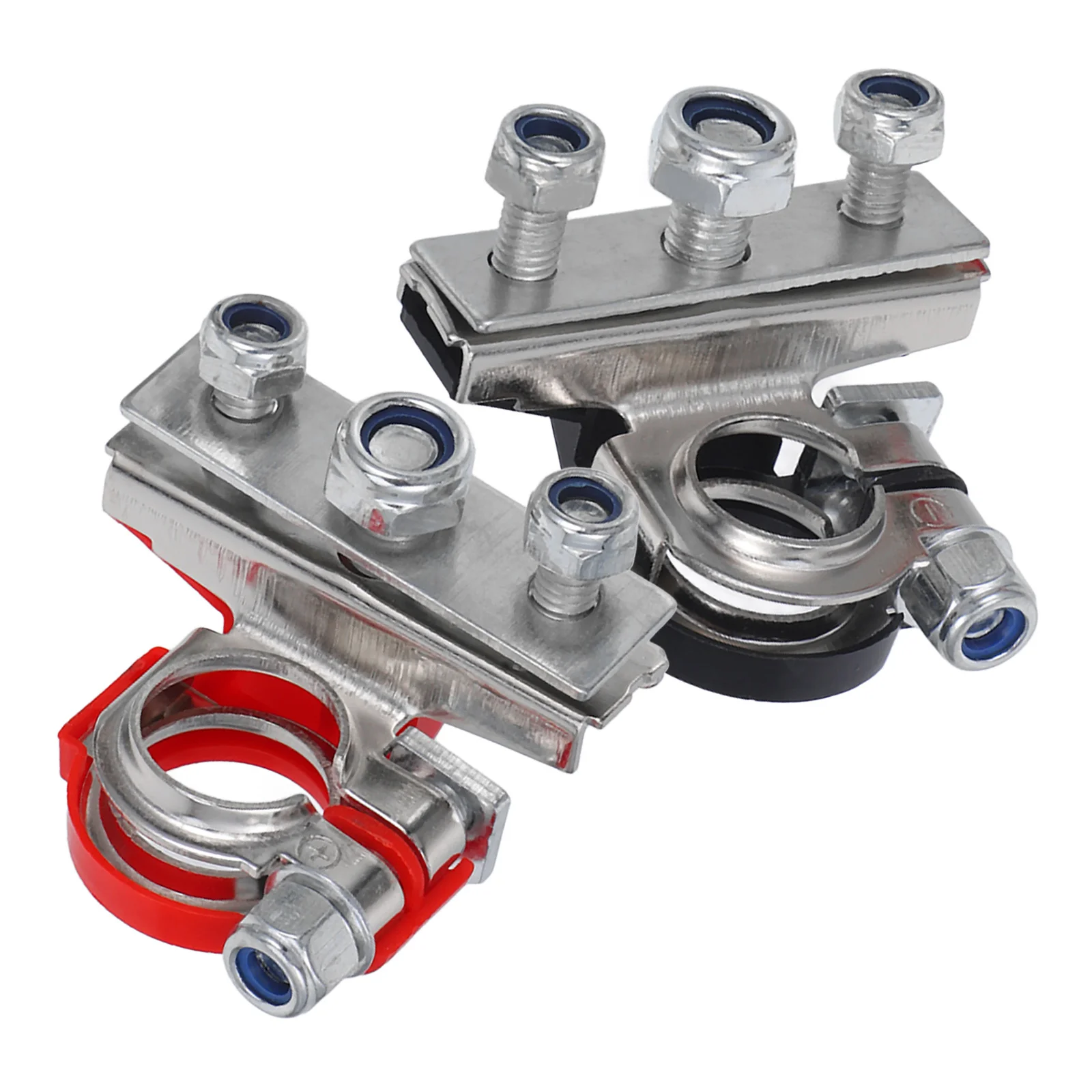 

2pcs Terminal Connectors Heavy Duty Car Post Adapters For Trucks Automobiles Ships Durable Auto Terminal Parts