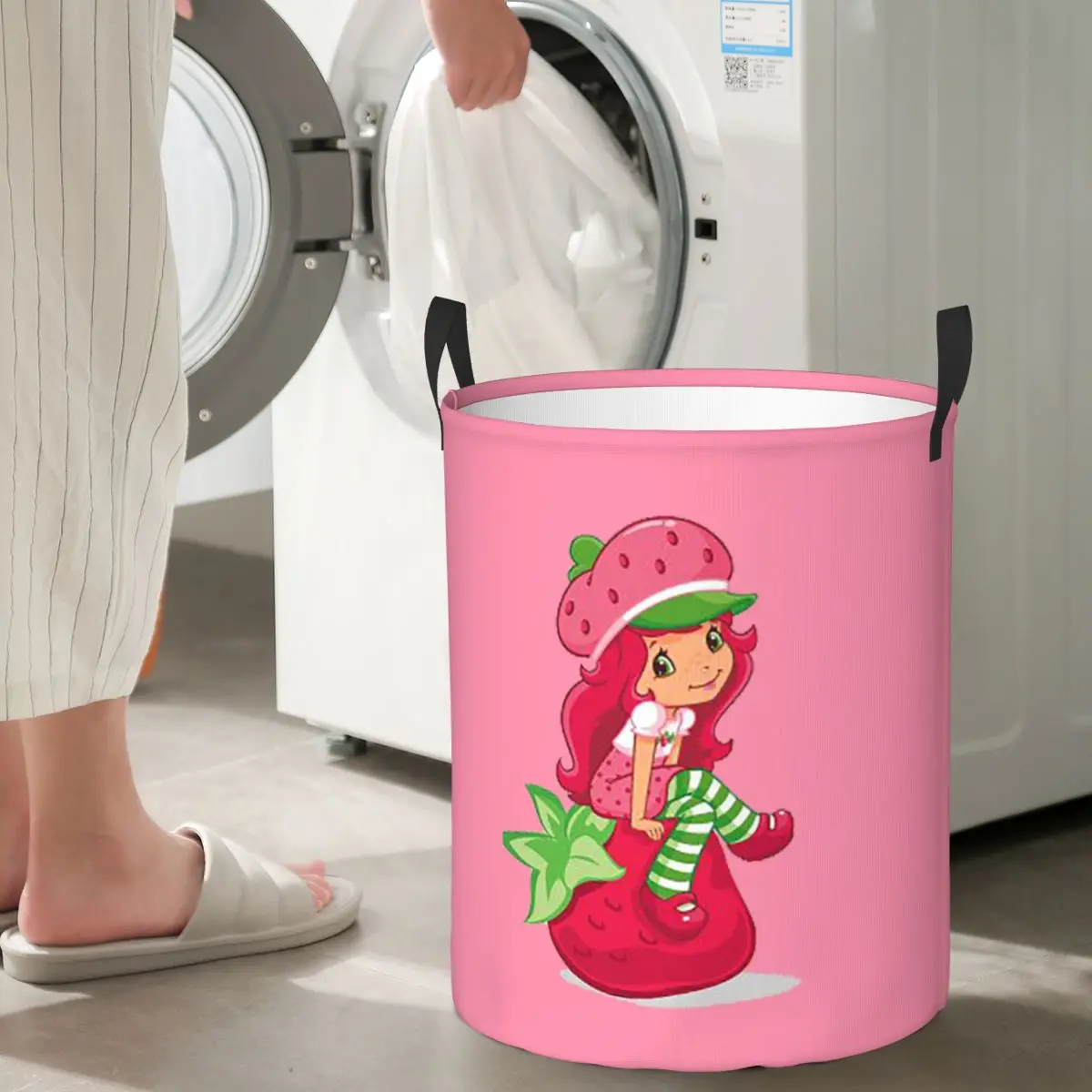 

Коллектор для белья S-Strawberry-S S-Shortcake-S Корзина для белья с героями мультфильмов для девочек Домашний органайзер Детская корзина для стирки Домашний органайзер