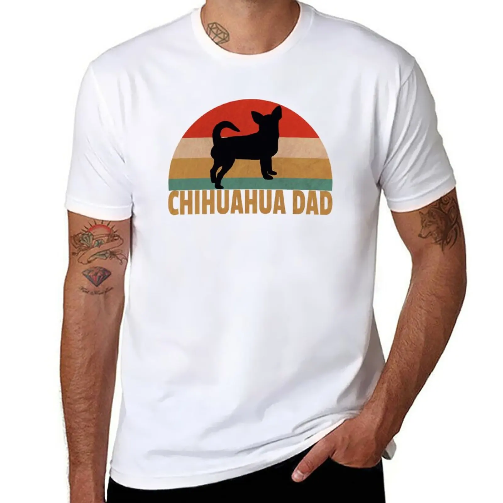 

New Retro Chihuahua Dad - Dog Lover Vintage Chihuahua Gift T-Shirt new edition t shirt custom t shirts Men's t-shirts