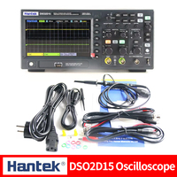 【Hantek Official Genuine】DSO2D15 2-channels Digital Oscilloscope 150Mhz 1GS/s 8Mpts + 25MHz Signal waveform generator FFT decode