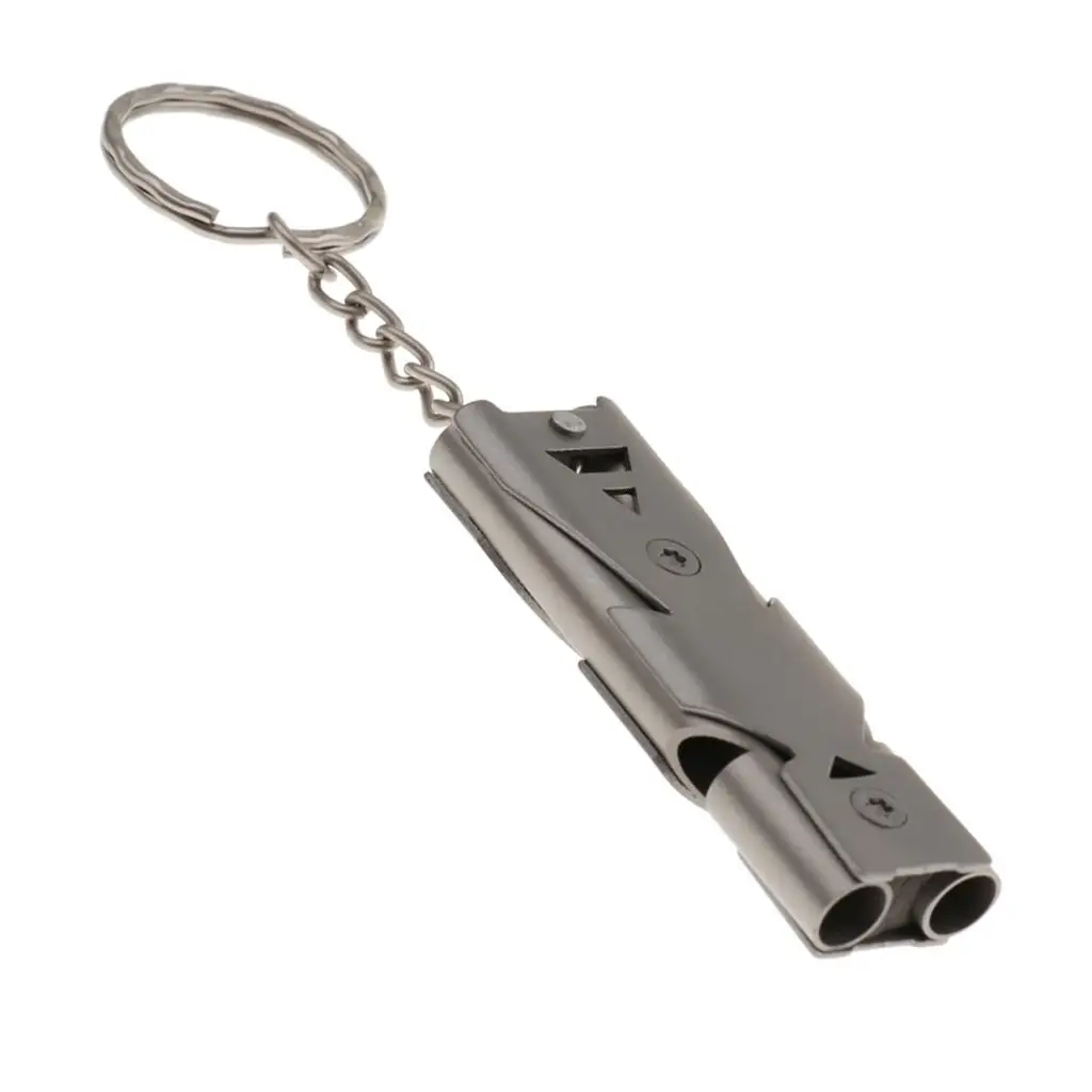 Animal Obedience Whistle Stainless Steel Pet Dog Trainer Horn Loud Sound for Bird Parrot Cat Emergency Use