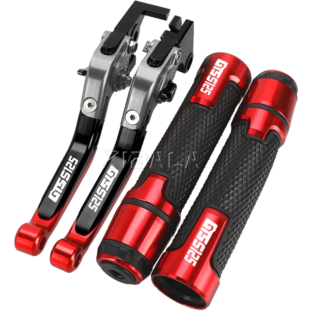

FOR GTS S125 gts S125 Motorcycle 7/8"22MM Handle Grips Extendable& Adjustable Folding Clutch Lever Brake Lever Set Handle Levers