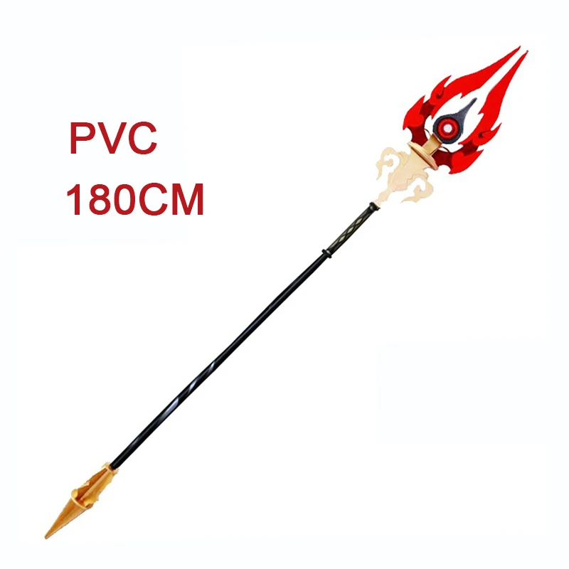 Anime Game Genshin Impact Weapon Staff of Homa Hu Tao Cosplay Props Zhongli Morax Stage Performance Prop Halloween Cos Accessory