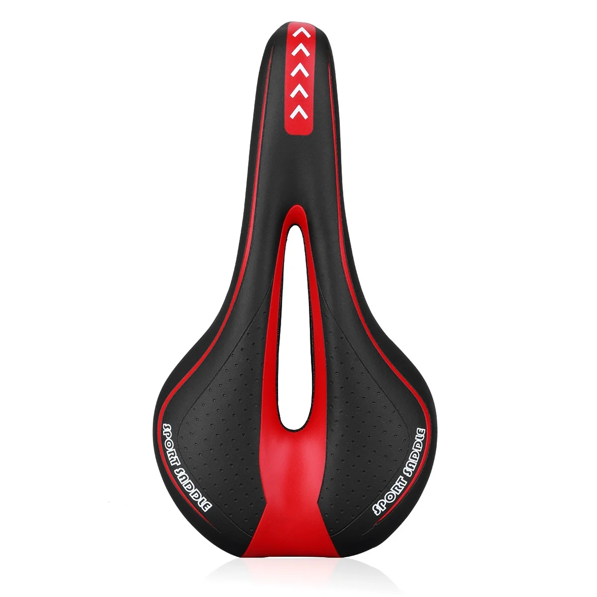 Bike Saddle Mountain Bike Seat Breathable Comfortable Bicycle Seat PU Leather Gel Filled Shockproof Men Women Bicycle Saddle