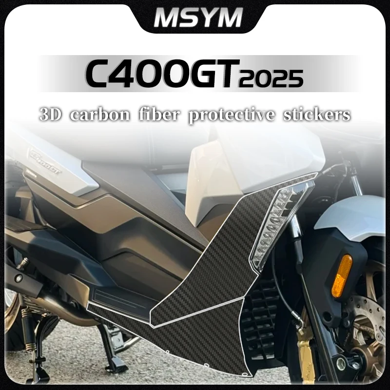 

Motorcycle 3D Carbon fiber stickers body protection stickers films accessories For BMW C400GT C400 GT C 400 GT c400gt 2025