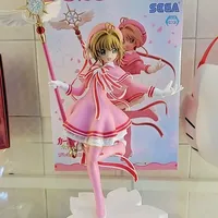 Original Sega  Action Figure Cardcaptor Sakura Kinomoto Sakura Kawaii 22cm Pvc Anime Figure Collection Model Room Decor Gift