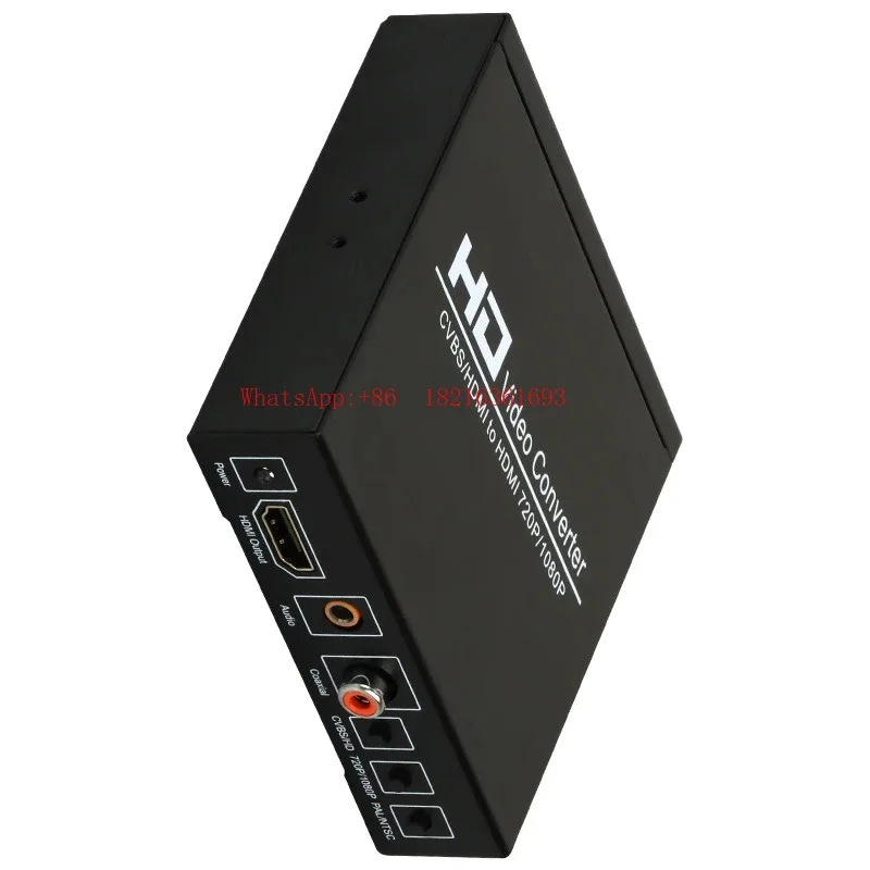 Latest Arrival CVBS To HDMI Resolution Converter High Definition Audio & Video Switcher 720P To 1080 Mutual Conversion