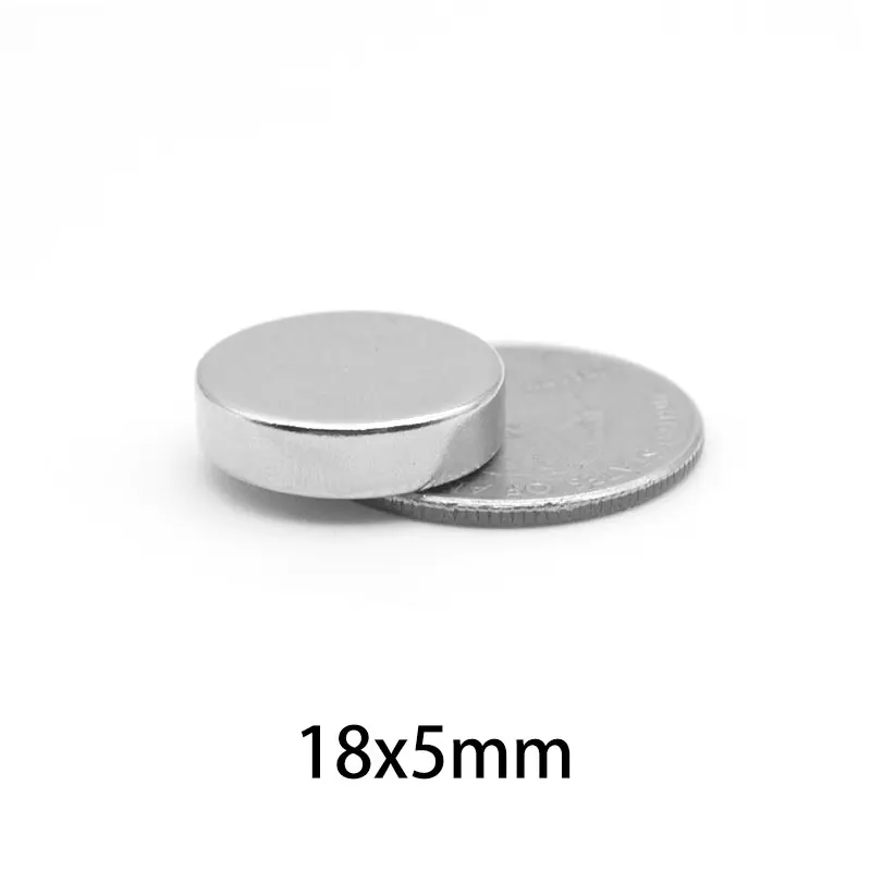 2/5/10/20/50PCS 18x5 Round Powerful Strong Magnetic Magnets 18x5mm 18*5 Thick Cylinder Rare Earth Neodymium Magnets 18mm x 5mm