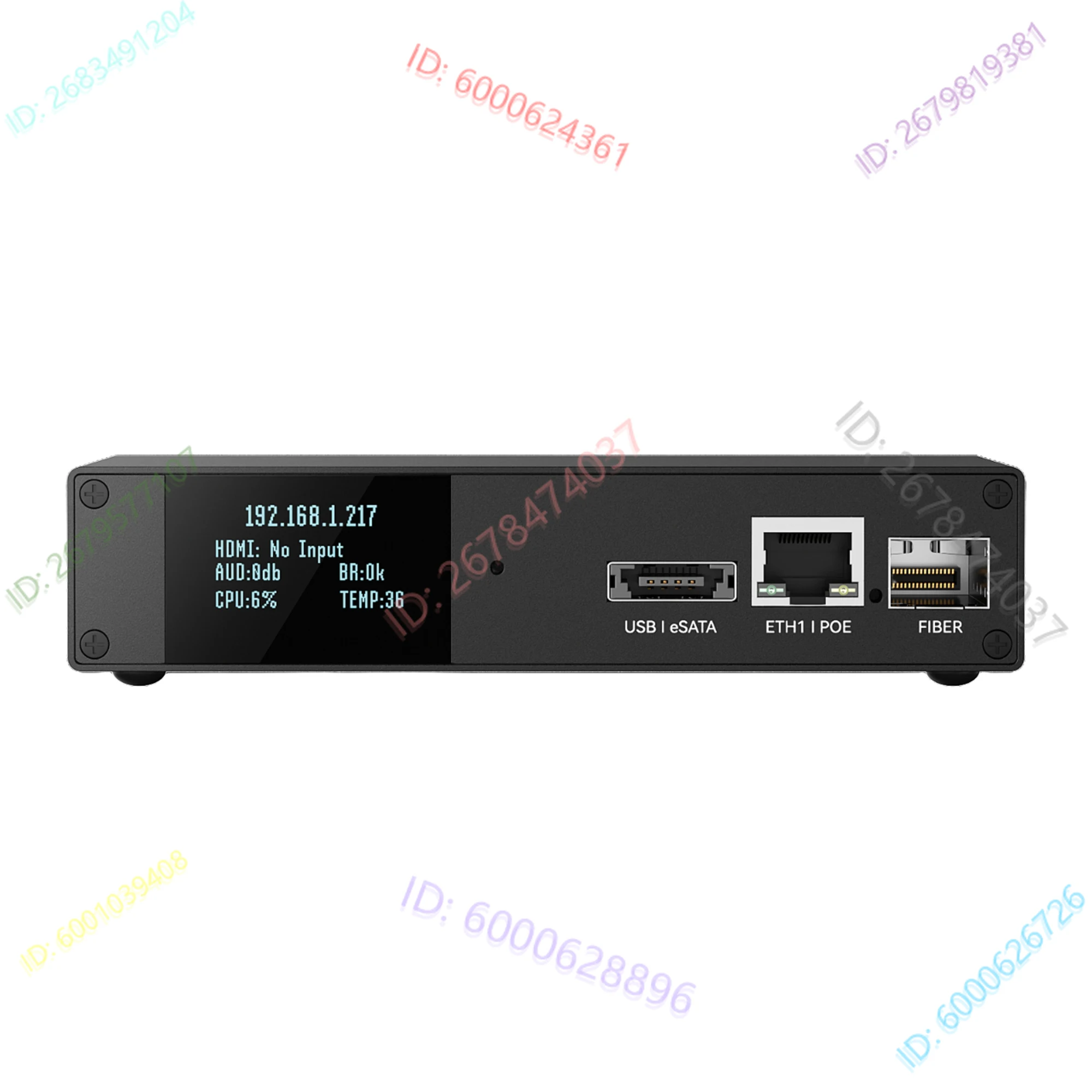 HDMI mini Encoder Decoder 4K P60 SRT NDI SRT High compression rate 1x4k@60 RTSP/RTMP/HTTP/HLS H.265+smartP Watermarked subtitles