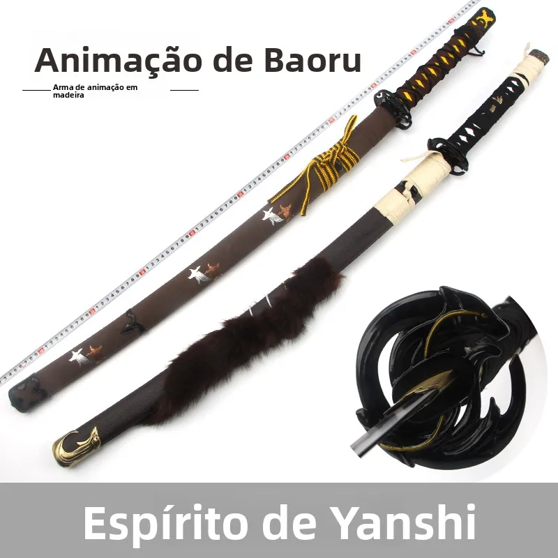 espada-de-juego-sin-afilar-accesorio-de-cosplay-chapada-en-oro-modelo-dou-wolf-blade-yama-no-kuni-no-tachi-ghost-blade-mou