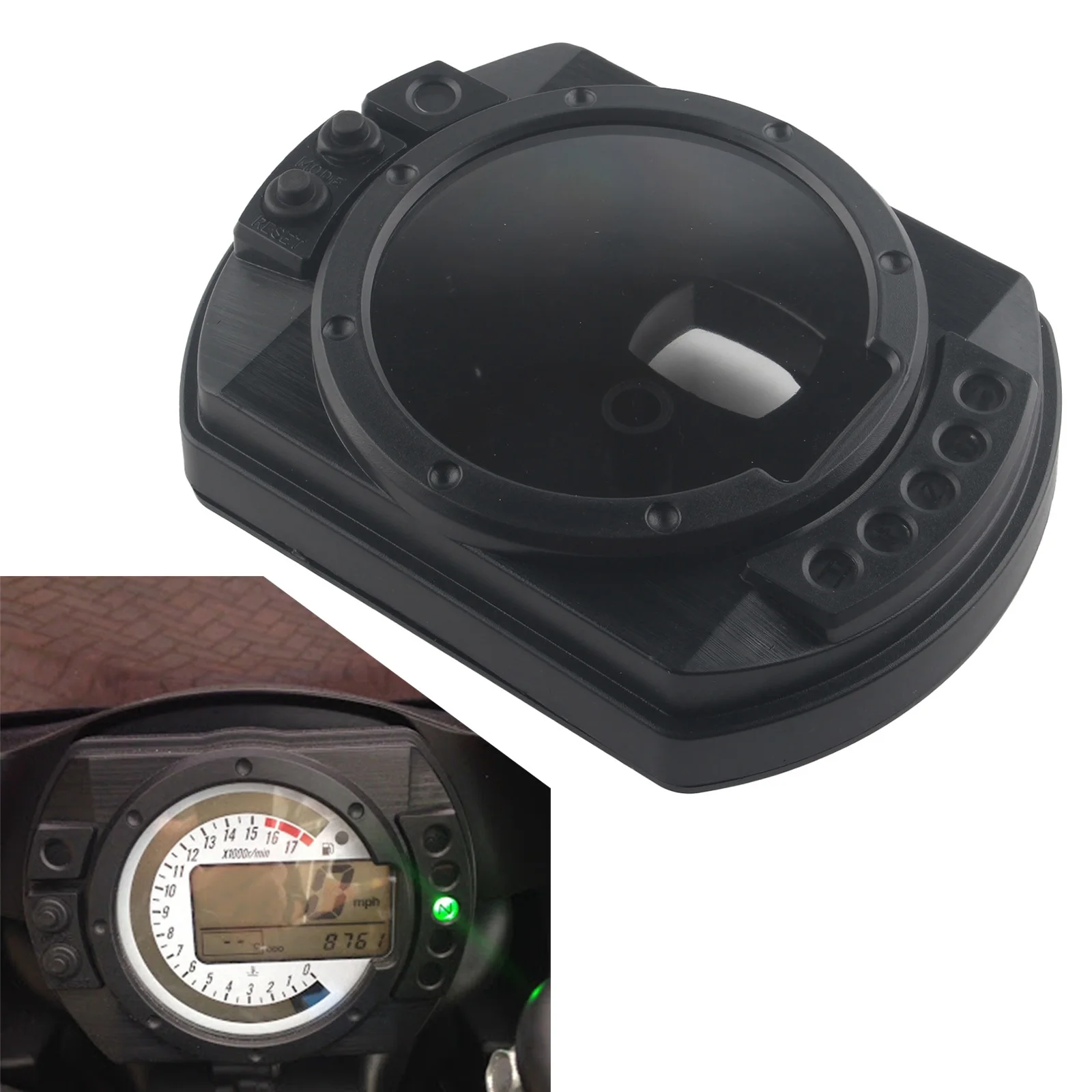 Durable Speedometer Odometer Instrument Housing Case Tachometer Gauge Cover For Kawasaki Ninja ZX636R 636 2005-2006
