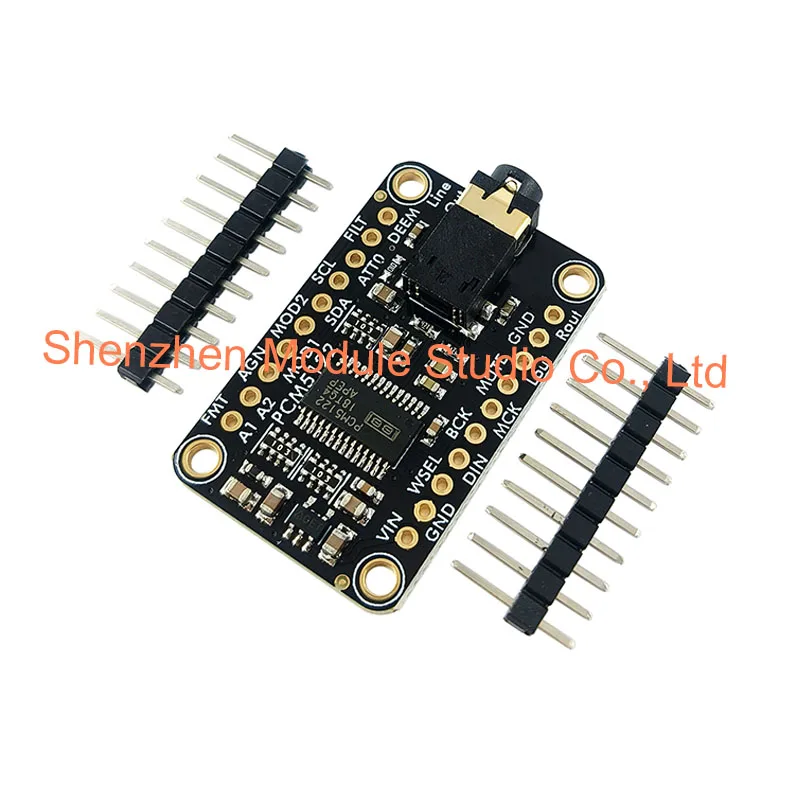 2 SZT. Moduł audio PCM5122 I2S DAC z wyjściem na poziom linii, obsługa I2C SPI — zdjęcie produktu 3