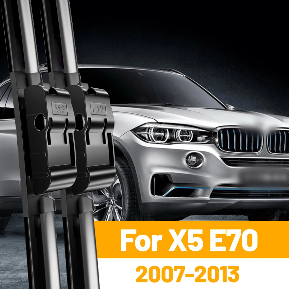 

Front Wiper Blades Set For BMW X5 E70 2006-2013 Windshield Windscreen 24"+20" xDrive 35d 40d Car Accessories Cover 2011 2012