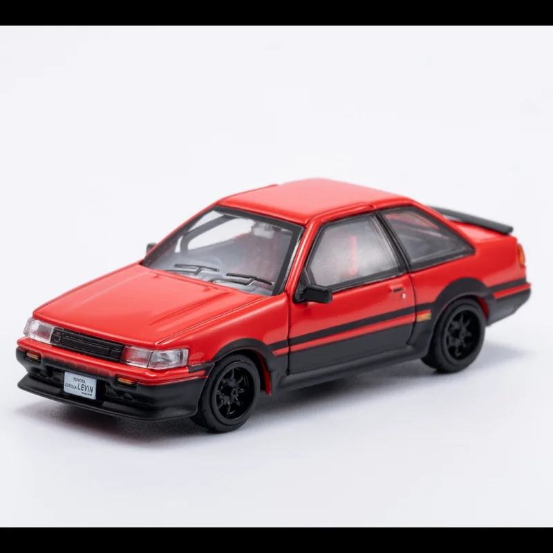 DCT 1/64 AE86 Model Sports Car Vintage Cars JDM Vehicle Diecast Car Collection Toy Station Vehicle