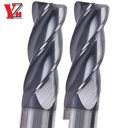 High quality Corner Radius End Mill 4F HRC55 CNC R Cutter 2R0.5 4R0.5 5R0.5 6R0.5 8R0.5 10R0.5 R0.1 R0.2 R0.3 R1 R2 R3