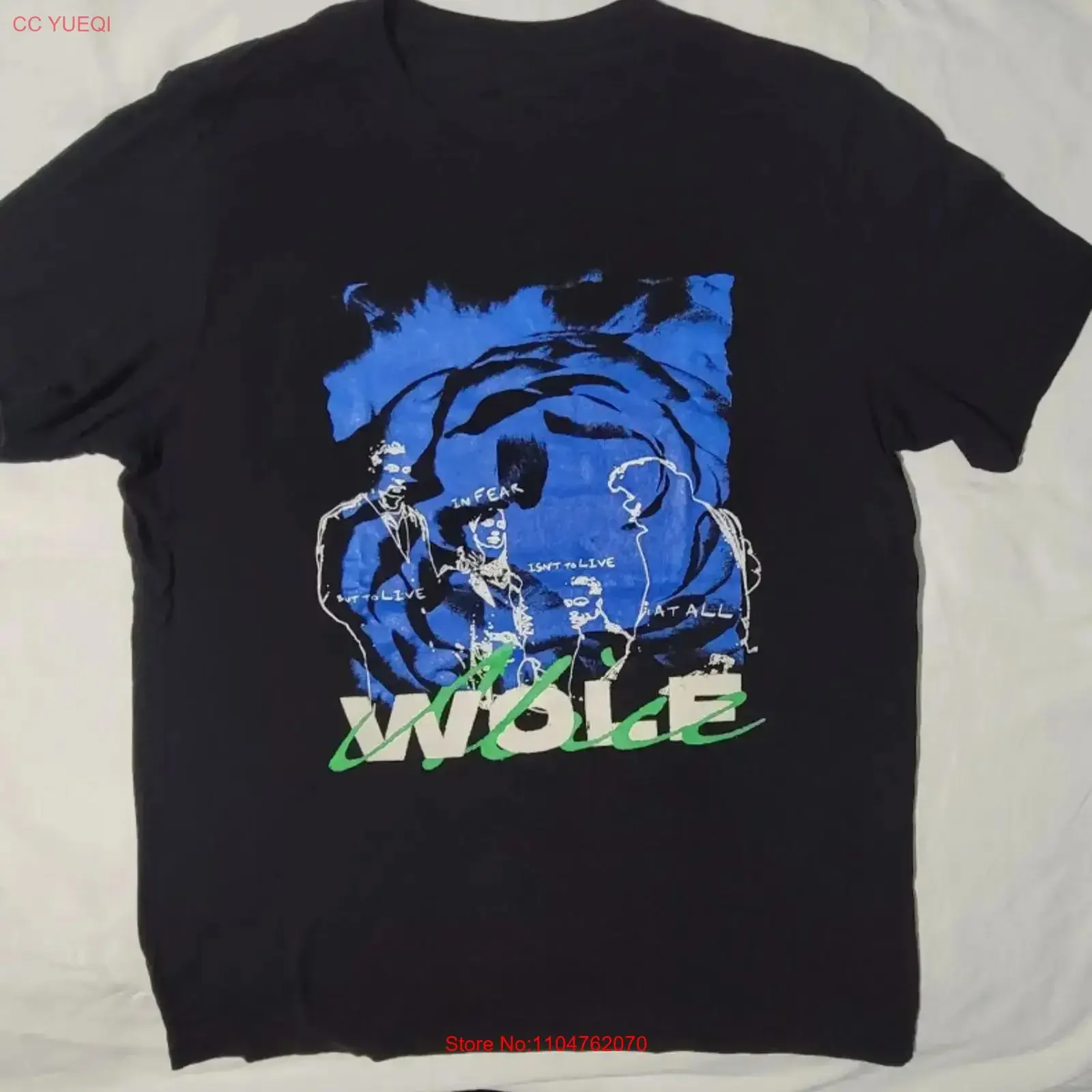 Wolf Alice Band 2022 Concert T Shirt Black S 5XL BL2 787 vintage Washed Soft Unisex Casual Stretched graphic Comfortable