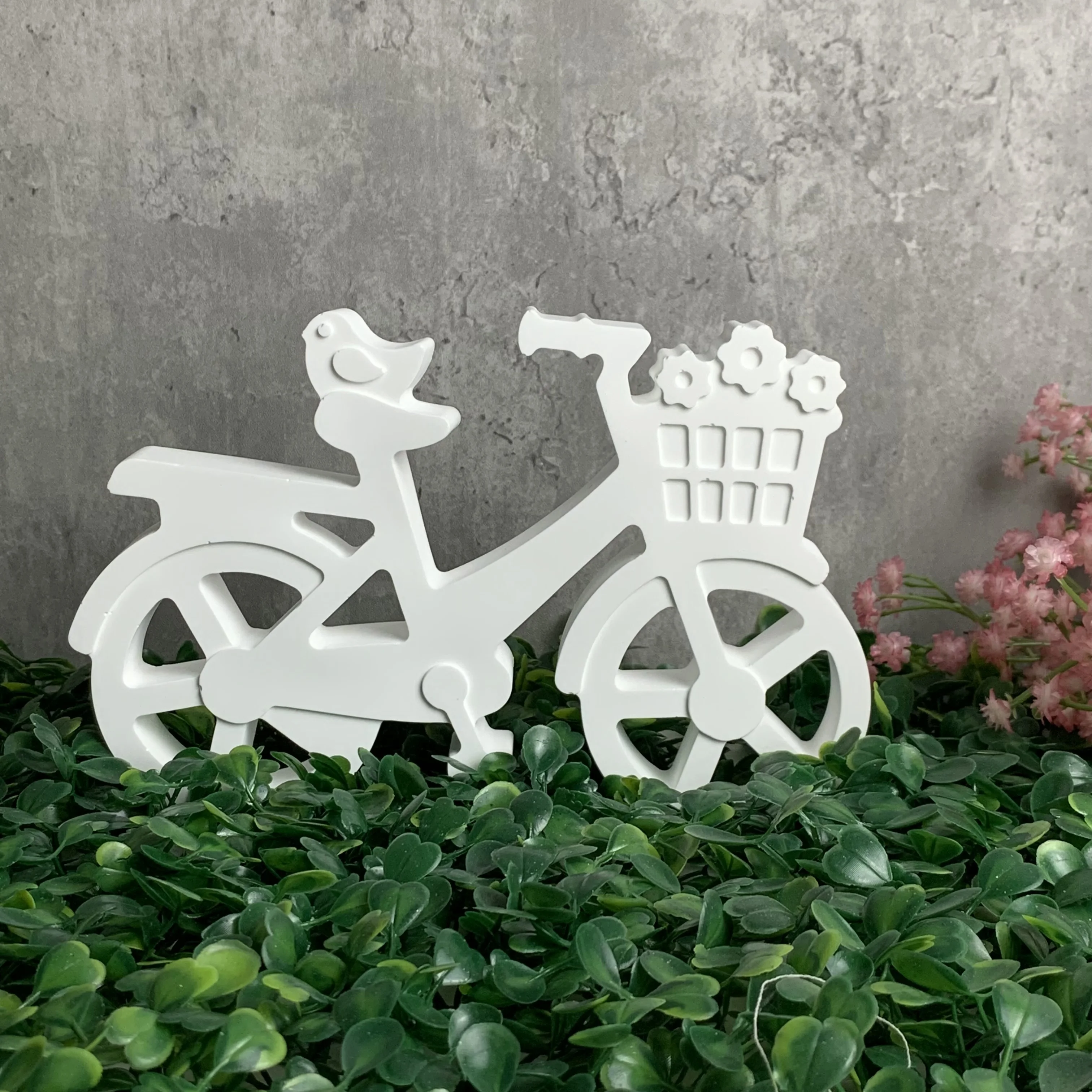 Bicycle Ornaments Silicone Mould DIY Cement Gypsum Clay Pouring Epoxy Mould Home Decoration Ornaments