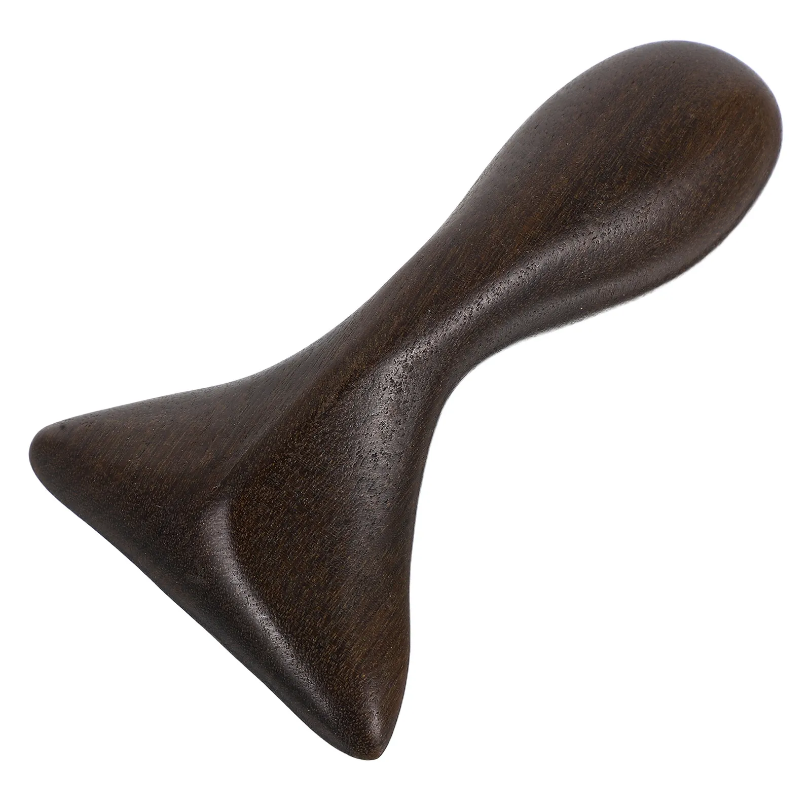 Sandalwood Gua Sha Wood Scraper Fish Tail Shape Handle Manual Massage Tool Neck Leg Foot Solid Wood Scraping Board