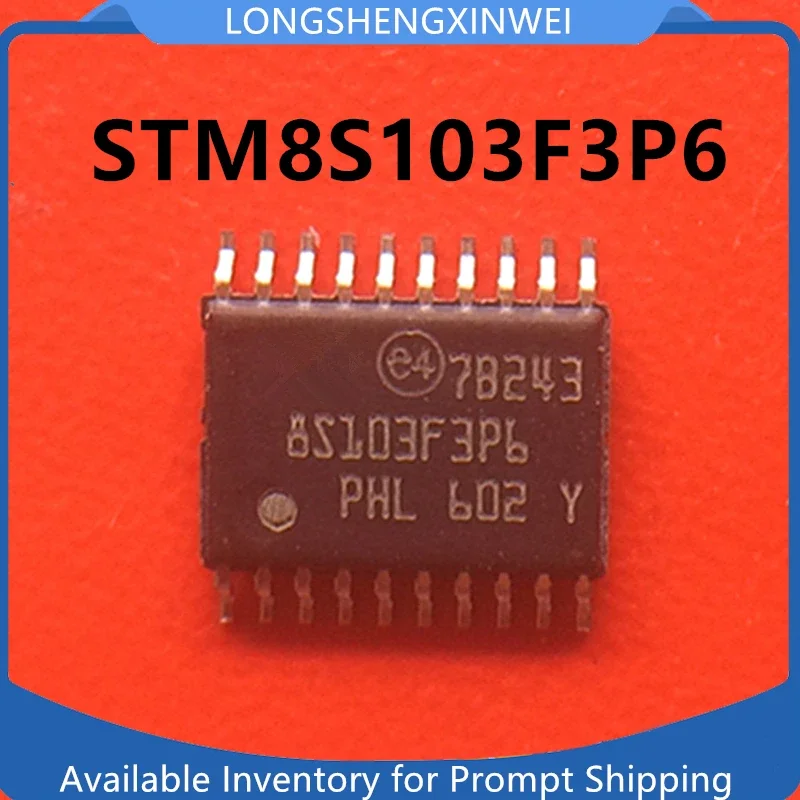 1PCS New Original STM8S103F3P6 8S103F3P6 TSSOP20 Microcontroller 8 Bit MCU