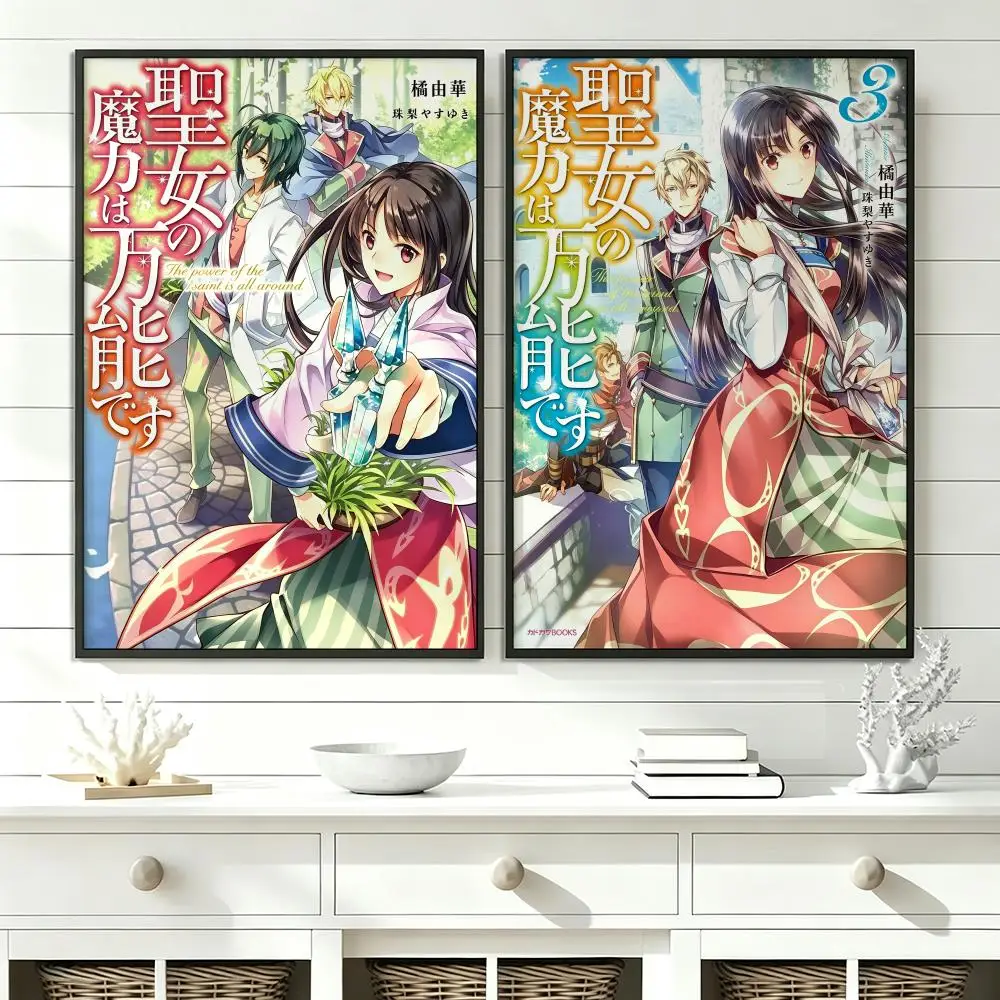 anime The Saint's Magic Power is Omnipotent Poster HD Trendy SelfAdhesive Wall Art Print For Living Room Bedroom Dorm Home Gift