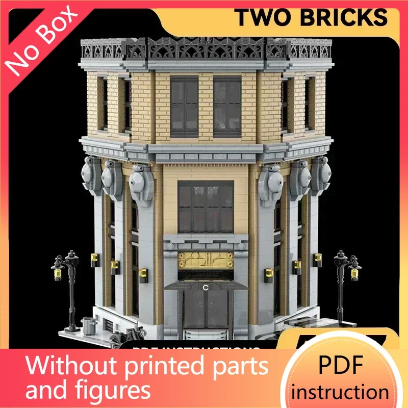 

Модель City Street View Moc Building Bricks Континентальный отель Технология Модульные блоки Подарки Игрушки Наборы «сделай сам» СборкаРождество