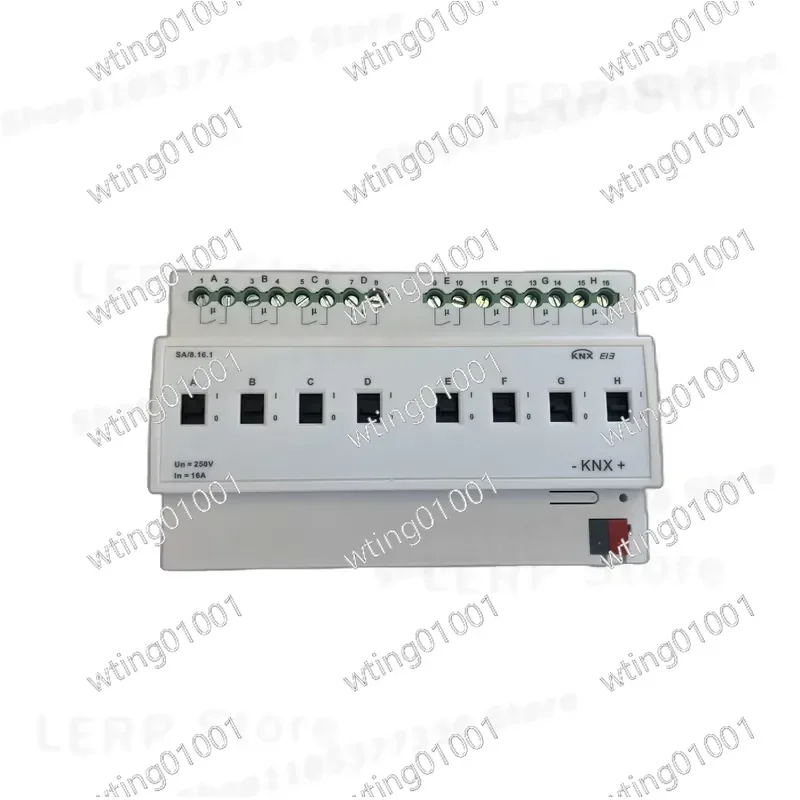 for KNX Smart Home Relay Module 12 Channel 16A and 8 Gang 16 Amp Switching Actuator for Intelligent Building Automation