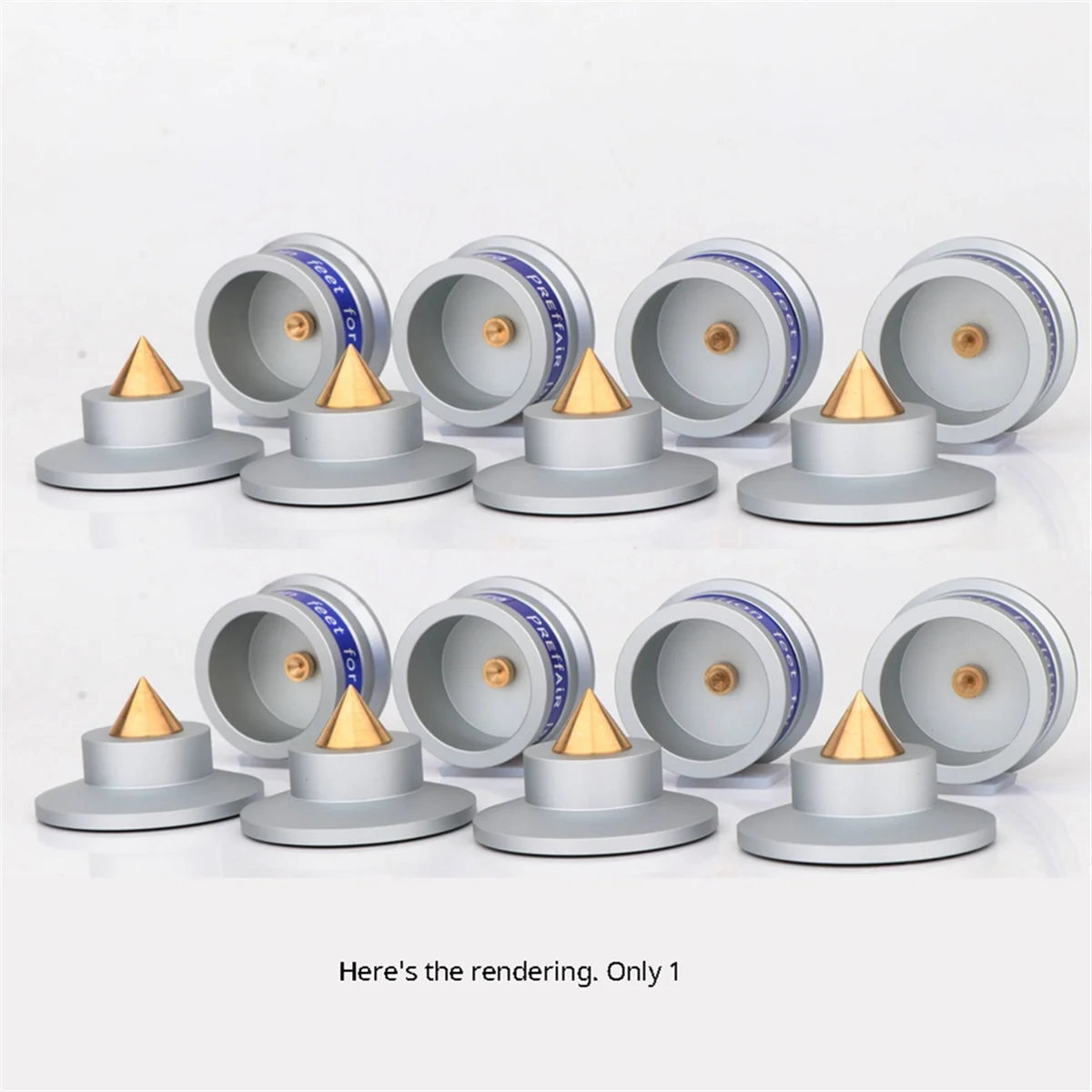 N33R_Speaker Isolation Spikes Speaker Base Pads A